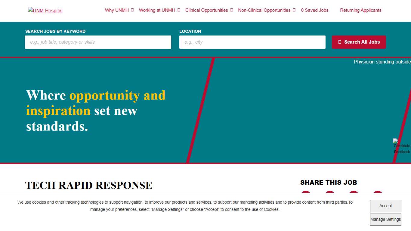 TECH RAPID RESPONSE MDC - Medical UNM Hospital Albuquerque